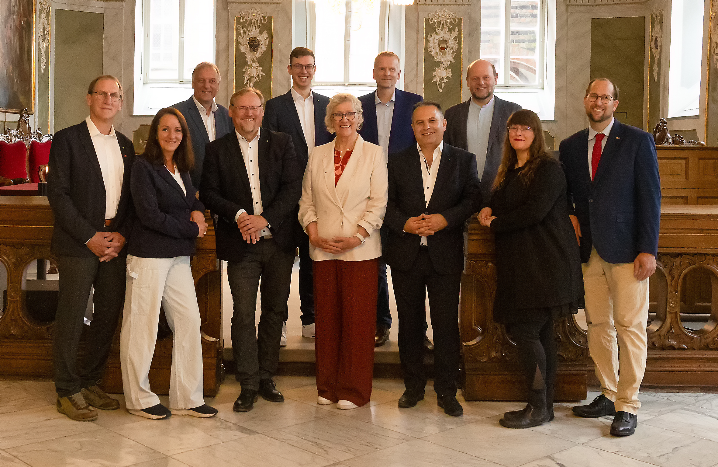 Die Fraktionsmitglieder der SPD Bürgerschaftsfraktion Lübeck